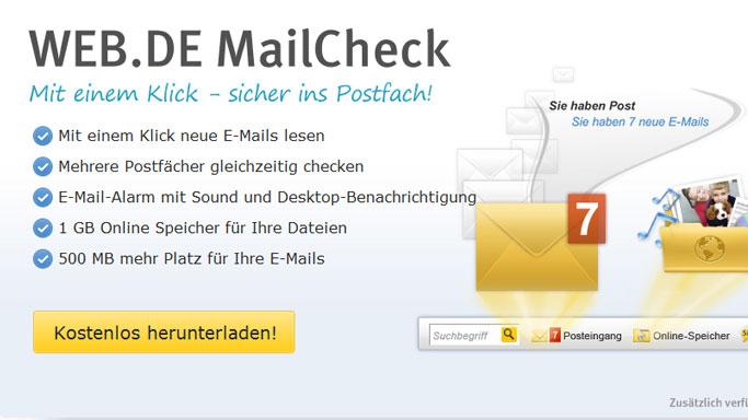 WEB.DE MailCheck