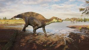 Dinosaurier im Sumpf