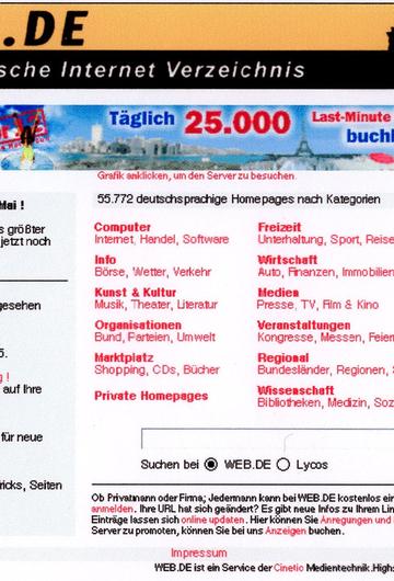 Web.de, Archiv